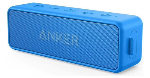 Altavoz Anker Soundcore 2 Bluetooth Potente Impermeable 24h Color Azul