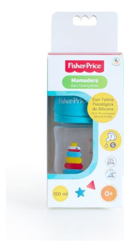 Mamadera Fisher Price Tetina Silicona 150 Ml Color Celeste Celeste