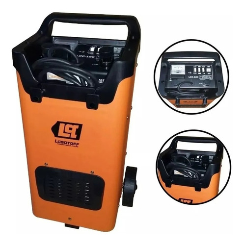 Cargador Arrancador Lusqtoff Batería 12/24v 180amp Lcc180 