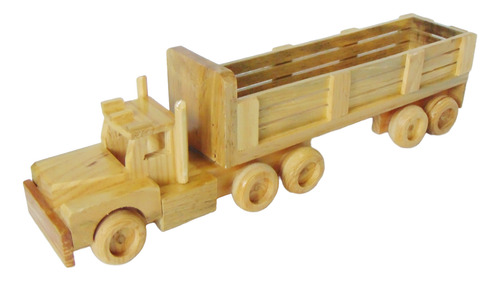 Autos De Madera. Juguete Artesanal. Varios Modelos Trailer Madera