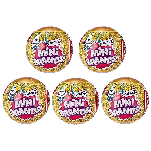 Mini Marcas Sorpresa Serie 2: Paquete De 5 Bolas