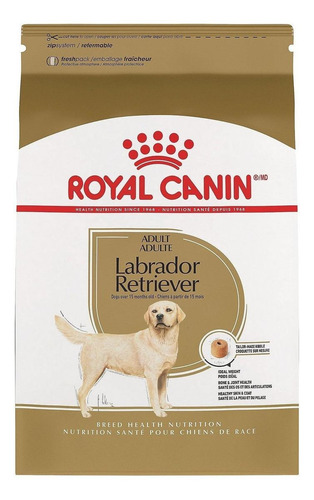 Imagen 1 de 2 de Alimento Royal Canin Breed Health Nutrition Labrador Retriever para perro adulto de raza grande sabor mix en bolsa de 13.6kg
