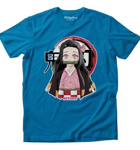 Imagen 1 de 2 de Playera Anime Nezuko Kimetsu No Yaiba Demon Slayer