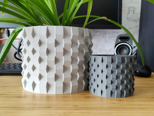 Matero Geometrico Impreso En 3d Decoración Del Hogar 4