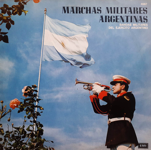 Banda Militar De Ejército Argentino - Marchas Militares Lp B (Usado)