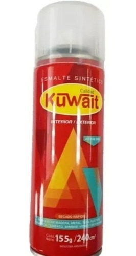 Pintura Aerosol Kuwait Esmalte Sintetico Blanco Brillante