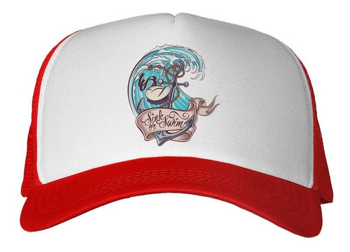 Gorra Sink Or Swim Undirse O Nadar Old School