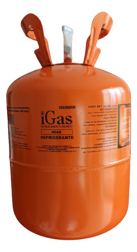 Boya De Gas Refrigerante R404a Marca Igas 10.9 Kg Coolmaster