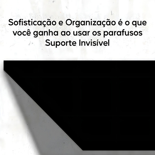 Kit 3 Prateleira Preta Mdf 60x20 Suporte Invisível Decoração