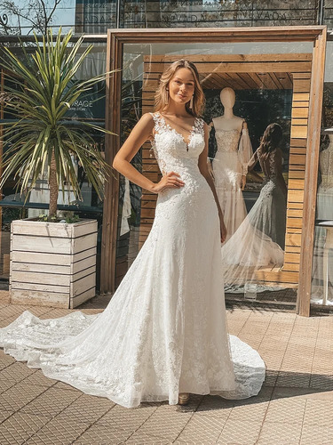 Vestido De Novia Blanco - 1 Solo Uso - Marrakech