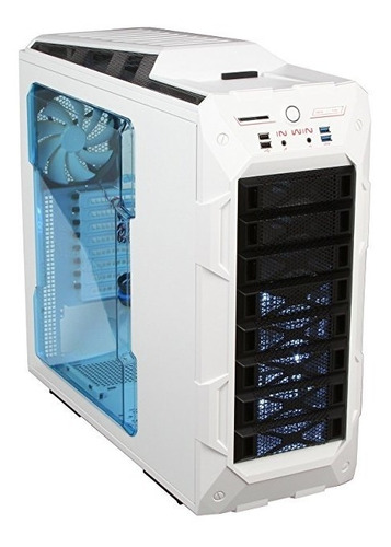 En Win Gr Uno / Caja De La Computadora Blanca Lisa Secc Atx 