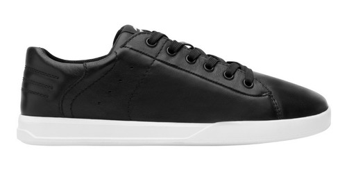 Tenis Clásicos Hombre De Piel Urbanos Flexi 412402 Black