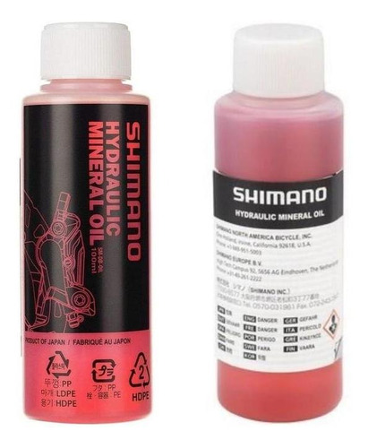 Imagen 4 de 4 de Aceite Para Frenos Hidráulico De Bici Shimano 100ml