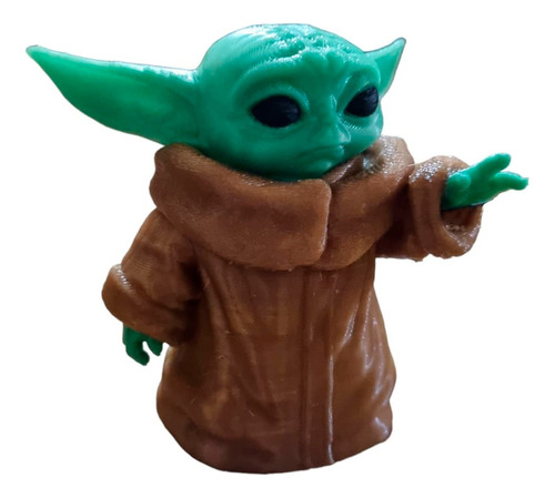 Grogu Baby Yoda 10 Cm. Impresion 3d Star Wars