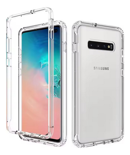 Carcasa Antigolpe Para Samsung S10 Plus Reforzada Grosor 1mm