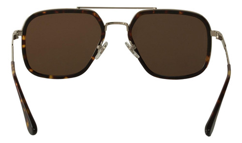 Prada Spr 57xs 01a-8c1 Aviator Square Coffe Tortoise