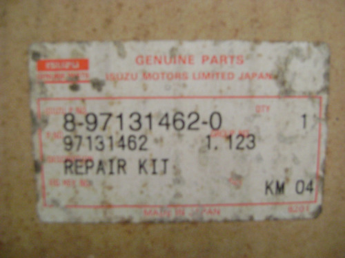 Kit Reparacion Bomba Agua Npr Isuzu Original 8971314620