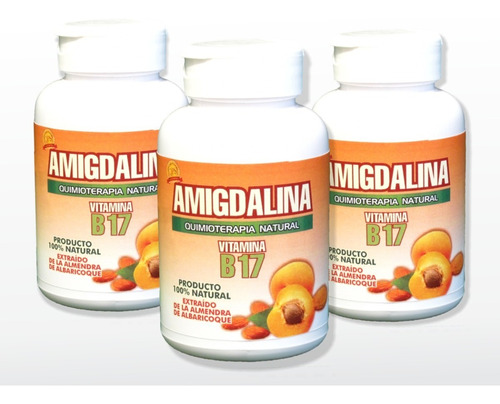 3 Fcos Vitamina B17, Amigdalina X - Unidad a $2630