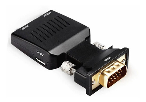 Adaptador De Hdmi A Vga Conversor Hdmi Vga Con Audio