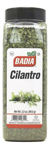 Cilantro 99,20grs Badia Sin Tacc Usa