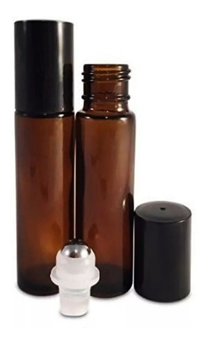 Recipiente de garrafa em rolo de 50 onças de vidro âmbar de 10 ml (pub4)