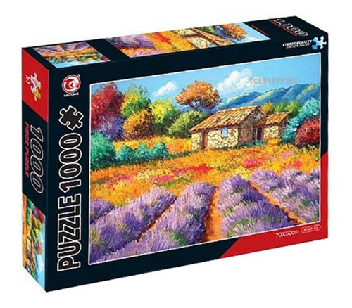 Puzzle Rompecabezas 1000 Piezas Campo De Lavandas Hao Xiang