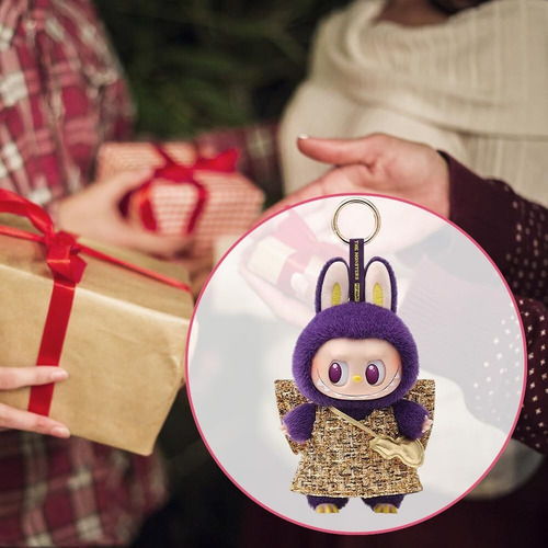 Labubu Peluche De Mochila Figura Llavero Colgante Muñeco De