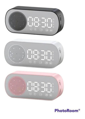 Reloj Radio Parlante Despertador Tactil Y Bluetooth Portatil