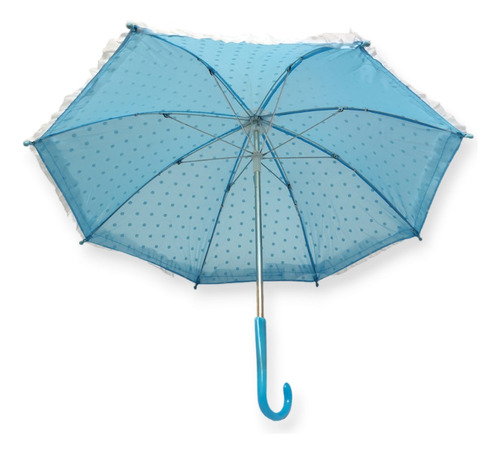 Paraguas Mini Infantil Lunares Volado Colores Regaleria