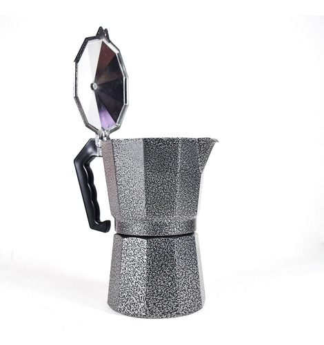 Cafetera Italiana Manual 450ml Aluminio Negra