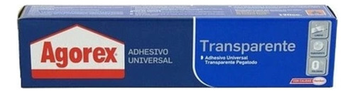 Pegamento Adhesivo De Contacto Transparente Agorex 120 Ml