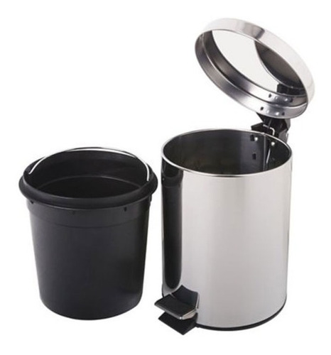 Set X2 Papeleras 5 Lts Baño Oficina Cocina Recepción Caneca