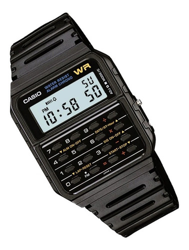 Imagen 5 de 7 de Reloj Casio Unisex Data Bank Ca-53w Calculadora