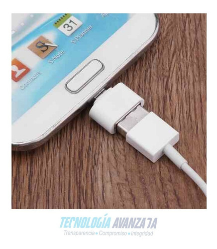 Adaptador Otg Entrada Usb Hembra A V8 Macho Celular, Mandos