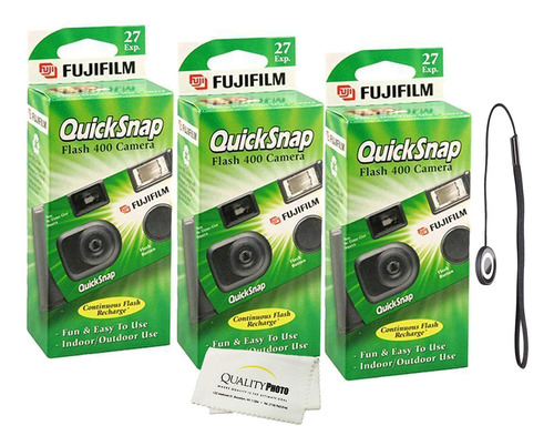 Fujifilm Quicksnap Flash 400 - Cámara Desechable, 35mm, Pa.