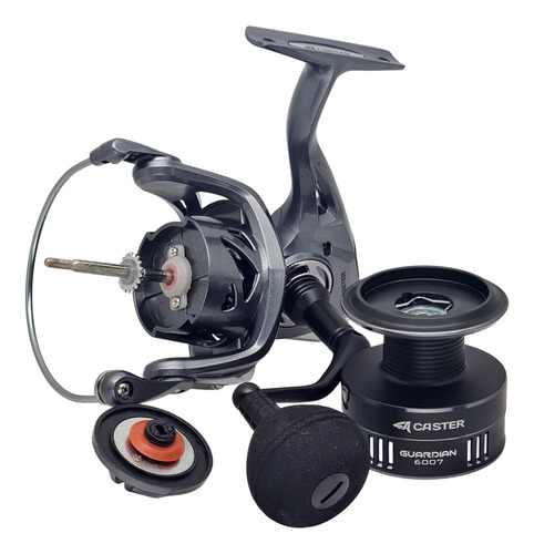Imagen 5 de 7 de Reel Frontal Caster Guardian 4007 Pesca Río Mar 7 Rulemanes