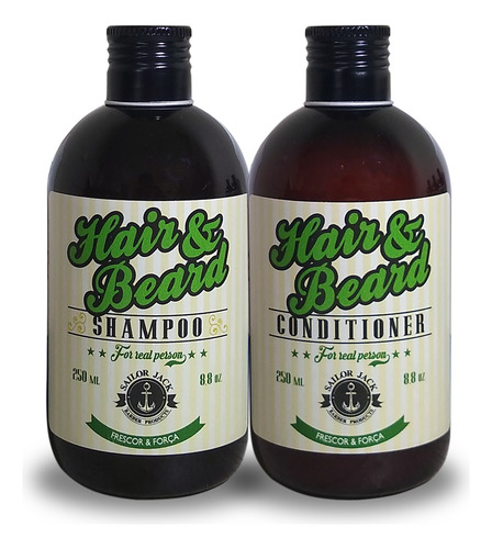 Kit Shampoo E Condicionador Frescor E Força 250ml