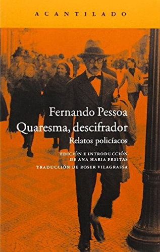 Libro - Quaresma, Descifrador, De Fernando Pessoa. Editoria