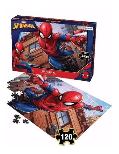 Rompecabezas Spider-man 120 Piezas Puzzle Hombre Araña