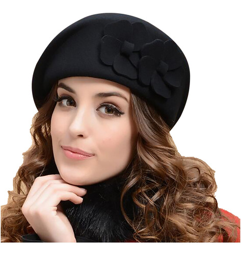 Hat Gorros De Invierno Para Mujer Boina Francesa Beanie Pi Accesorios Moda