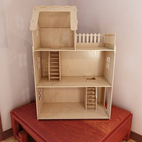 Casita Muñecas 55x35x17_20 Muebles_fibrofacil Mdf
