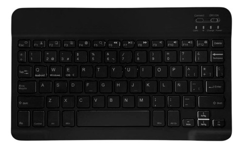 Teclado Mini Inalámbrico Bluetooth Español Negro