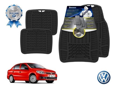 Tapetes 4pz Uso Rudo Vw Gol Sedan 2009 Michelin