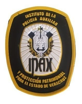 Insignia De Pvc Ipax Policia Auxiliar Del Estado De Veracruz
