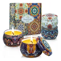 Comprar Velas De Soja Perfumadas Juego De Regalos De Aromaterapia: R