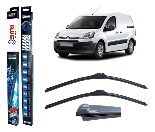 Kit 2 Escobillas Goma Citroen Berlingo 1999 A 2024 Todas