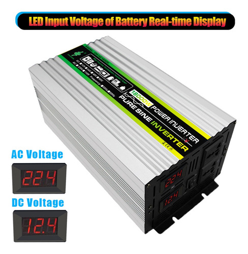 Inversor De Onda Sinusoidal Pura De 18000w Cc 24v Ac110v