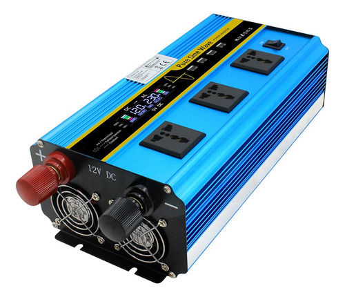 Inversor De Onda Senoidal Pura 2000w Dc 12v Para Ac 110v