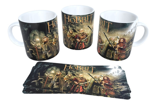 Caneca Em Porcelana Personalizada Filme The Hobbit O Hobbit