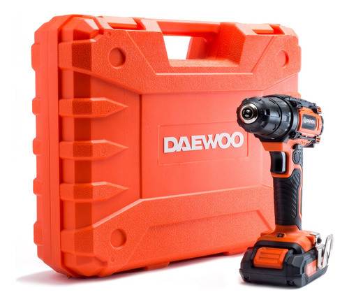 Imagen 3 de 10 de Taladro Percutor Inalambrico Daewoo Set Herramientas +regalo